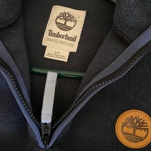 Half quarter zip up from timberland “Navy Blue”